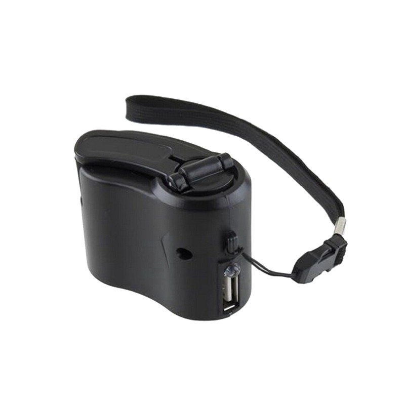 USB Ladegerät mit Handkurbel
